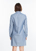 Chambray Shirtdress in Blue