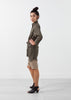 Belted Surplus Dress