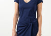 V-Neck Twist Dress