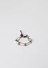 Garnet Bracelet in Frothy Pearl