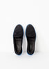 Suede Loafers - Black/Blue